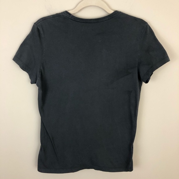 The North Face Tee Shirt Womens M Gray Graphic Spellout Short Sleeves - Picture 3 of 7